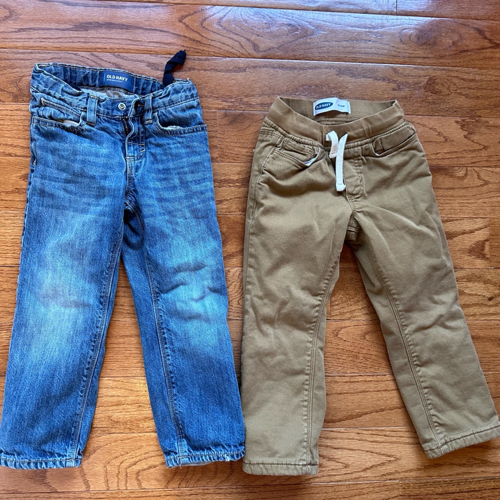 Pair of lined pants